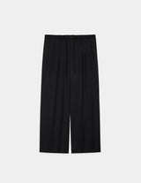 A25C01PT02C ORGANIC WOOL 2/80 GABARDINE TRIPLE PLEATED EASY TROUSERS