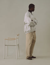 A25C04PT02C ORGANIC COTTON GABARDINE DOUBLE PLEATED EASY TROUSERS