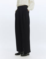 A25C06PT02C ORGANIC WOOL SURVIVAL CLOTH® TRIPLE PLEATED WIDE TROUSERS