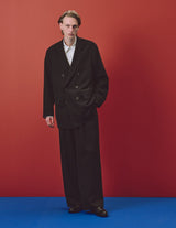 A25C06PT02C ORGANIC WOOL SURVIVAL CLOTH® TRIPLE PLEATED WIDE TROUSERS