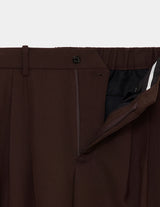 A25C06PT02C ORGANIC WOOL SURVIVAL CLOTH® TRIPLE PLEATED WIDE TROUSERS