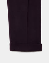 A25C11PT01C POLWARTH TUXEDO CLOTH DOUBLE PLEATED WIDE TROUSERS