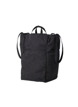 F039 GABARDINE ZIPPY TOTE BLACK (L)