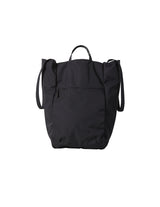 F039 GABARDINE ZIPPY TOTE BLACK (L)