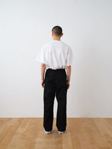 23103A HARD-TWISTED TWILL WIDE PANTS