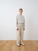 23103A HARD-TWISTED TWILL WIDE PANTS