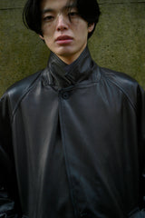 BL-25A-LORJ LEATHER OVERSIZE RAGLAN JACKET