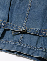 SELVEDGE DENIM SQUARE BIG BLOUSON VINTAGE