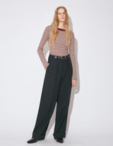 WORSTED DOESKIN 2TUCK PANTS