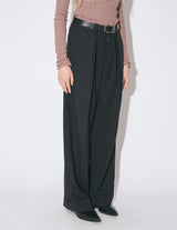 WORSTED DOESKIN 2TUCK PANTS