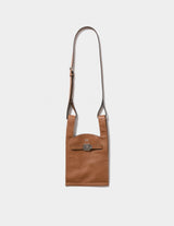 MARKET SHOULDER BAG IN SHRINK LEATHER