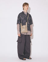 MARKET SHOULDER BAG IN SHRINK LEATHER