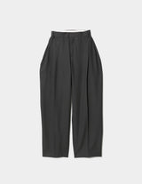 2/80 SHEER PIQUE SIDE TUCK WIDE PANTS