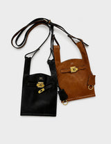 OILED LEATHER MARKET SHOULDER BAG