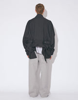 DOUBLE-END TECHNICAL TWILL TRENCHCOAT