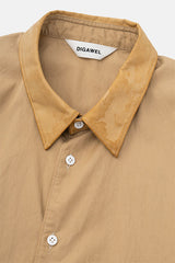 DWYB025 LEATHER COMBI SHIRT