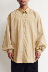 DWYB025 LEATHER COMBI SHIRT