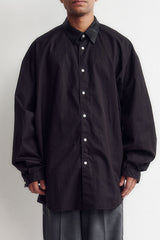 DWYB025 LEATHER COMBI SHIRT