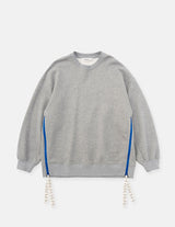 DWYB040 SIDE ZIP SWEATSHIRT