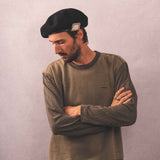 D-00625 LEATHER BERET 62