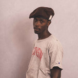 D-00625 LEATHER BERET 62