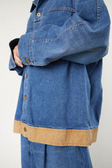 FD012 PAPER PATCH: DENIM JACKET "NOW"