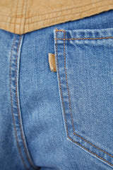 FF002 PAPER PATCH: DENIM PANTS "NOW"