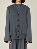 JO025 UN(I)FORM JERSEY: DOCKING CARDIGAN