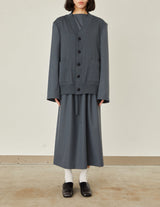 JO025 UN(I)FORM JERSEY: DOCKING CARDIGAN