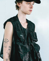 INNAT07-V01 SUEDE MESH VEST