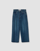 25SDM-#422S-VW 14.5OZ DENIM IN TUCK COMFORT TAPERED PANTS