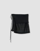 25SKN-#736S 16G SHEER 2WAY SKIRT