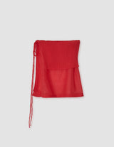 25SKN-#736S 16G SHEER 2WAY SKIRT