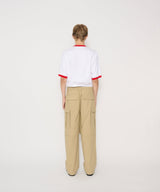 25SPT-#634S WASHED COTTON BROAD REMOVAL 6PK CARGO PANTS