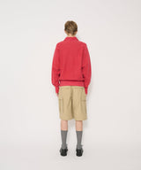 25SPT-#634S WASHED COTTON BROAD REMOVAL 6PK CARGO PANTS