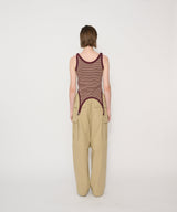 25SPT-#634S WASHED COTTON BROAD REMOVAL 6PK CARGO PANTS