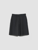 25SPT-#637S WASHED COTTON BROAD SHORT PANTS