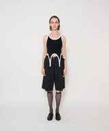 25SPT-#637S WASHED COTTON BROAD SHORT PANTS