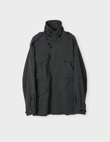 25WJK-#904S WASHABLE WOOL TROPICAL M-43 MILITARY JACKET