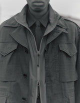 25WJK-#904S WASHABLE WOOL TROPICAL M-43 MILITARY JACKET