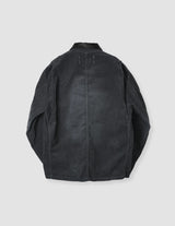 25WJK-#918S 8W COTTON CORDUROY LEATHER COLLAR COVERALL