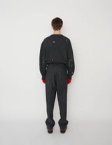 25WKN-#932S 7G DAMAGE HAND REPAIR CREW KNIT