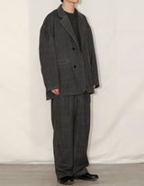 KON-JK01253 GLEN CHECK JACKET