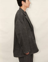 KON-JK01253 GLEN CHECK JACKET