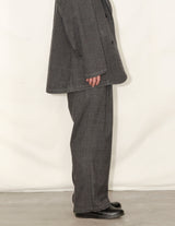 KON-PT02253 GLEN CHECK TROUSERS