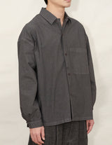 KON-SH02253 GARMENT DYE DUMP SHIRT