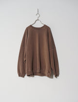 KON-CS01233 PIGMENT DYE DOLMAN SWEAT
