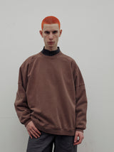 KON-CS01233 PIGMENT DYE DOLMAN SWEAT