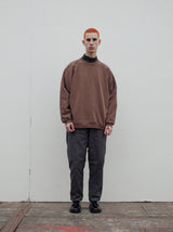 KON-CS01233 PIGMENT DYE DOLMAN SWEAT