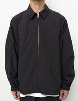 KON-BL02261 RAGLAN SLEEVES HALF-ZIP JACKET